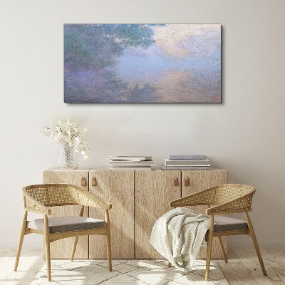 Clouds in the morning light Canvas print