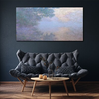 Clouds in the morning light Canvas print