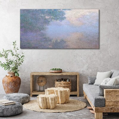 Clouds in the morning light Canvas print