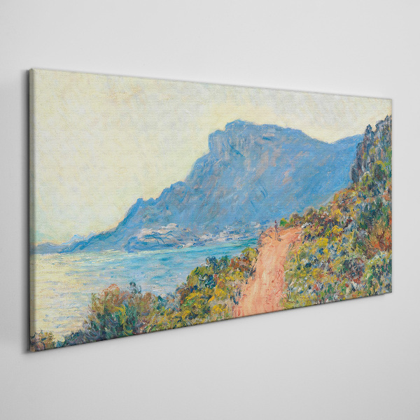 A quiet coast in the morning light Canvas print