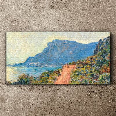 A quiet coast in the morning light Canvas print