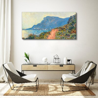 A quiet coast in the morning light Canvas print
