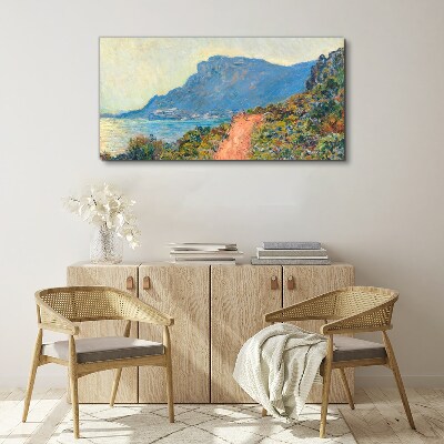 A quiet coast in the morning light Canvas print