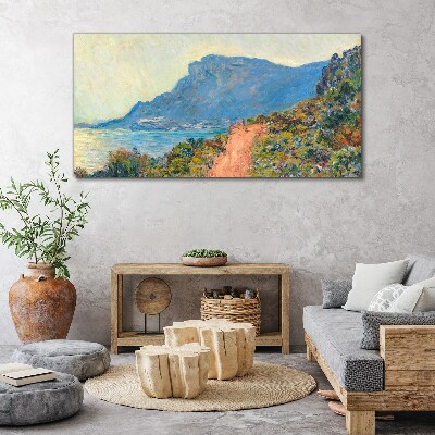 A quiet coast in the morning light Canvas print