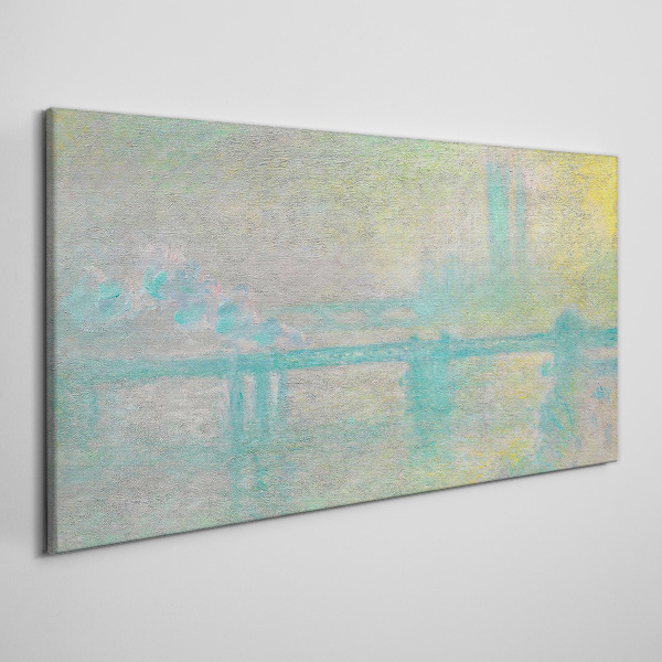 Winter Morning on the River Canvas print