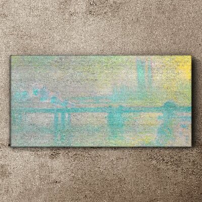 Winter Morning on the River Canvas print
