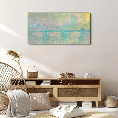 Winter Morning on the River Canvas print