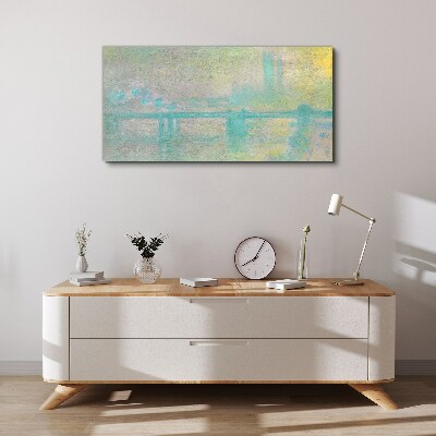 Winter Morning on the River Canvas print