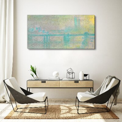 Winter Morning on the River Canvas print