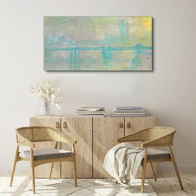 Winter Morning on the River Canvas print