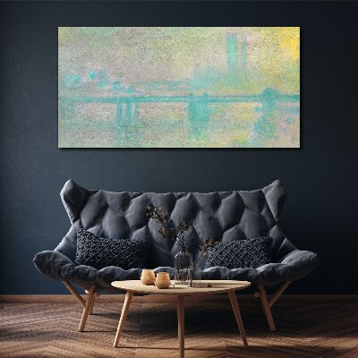 Winter Morning on the River Canvas print