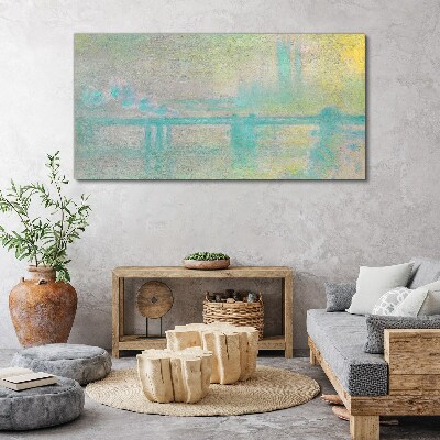 Winter Morning on the River Canvas print