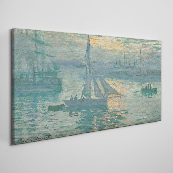 Port of Le Havre Canvas print
