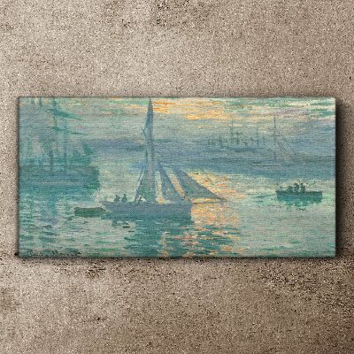 Port of Le Havre Canvas print