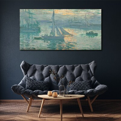 Port of Le Havre Canvas print