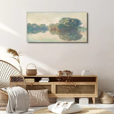 A calm surface of water Canvas print