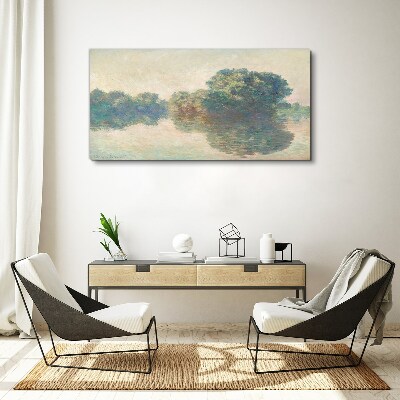 A calm surface of water Canvas print