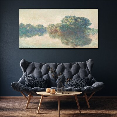 A calm surface of water Canvas print