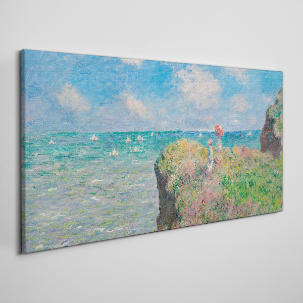Summer seaside landscape Canvas print