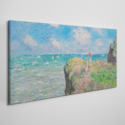 Summer seaside landscape Canvas print