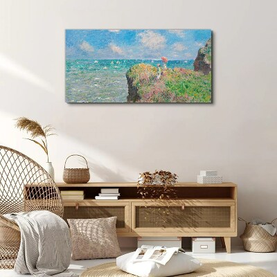 Summer seaside landscape Canvas print