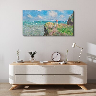 Summer seaside landscape Canvas print