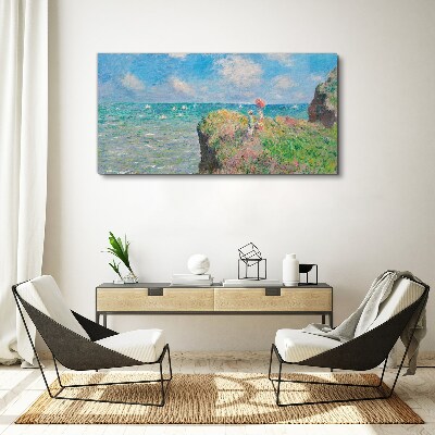 Summer seaside landscape Canvas print