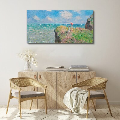 Summer seaside landscape Canvas print