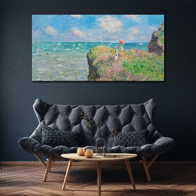 Summer seaside landscape Canvas print