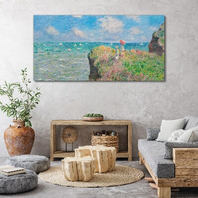 Summer seaside landscape Canvas print
