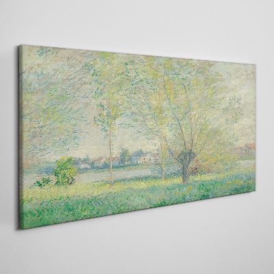Spring landscape Canvas print