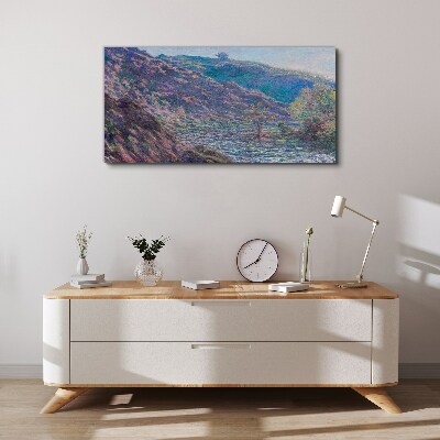 Purple Hills at Dawn Canvas print