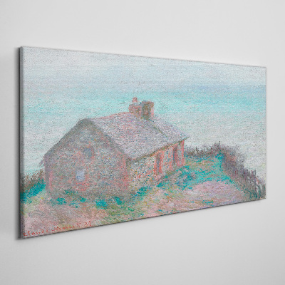 House by the sea Canvas print