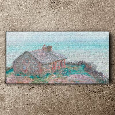 House by the sea Canvas print