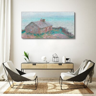 House by the sea Canvas print