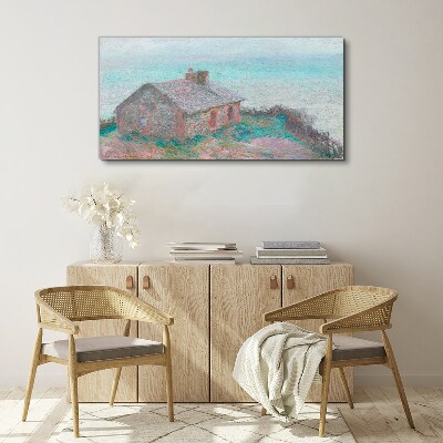 House by the sea Canvas print
