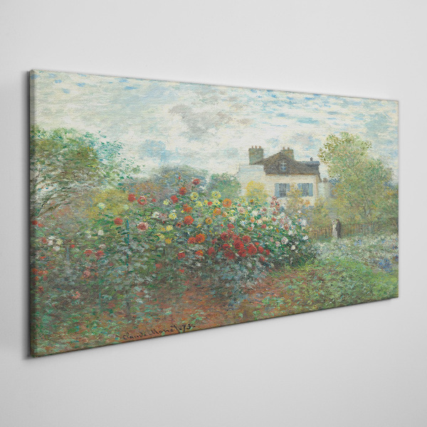 Garden in Montgeron Canvas print