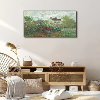 Garden in Montgeron Canvas print