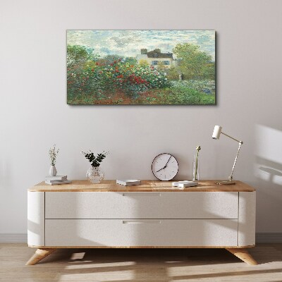 Garden in Montgeron Canvas print