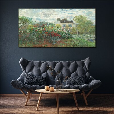 Garden in Montgeron Canvas print