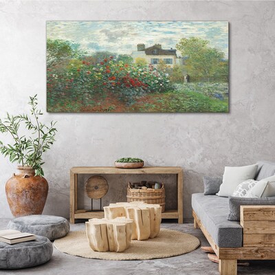 Garden in Montgeron Canvas print