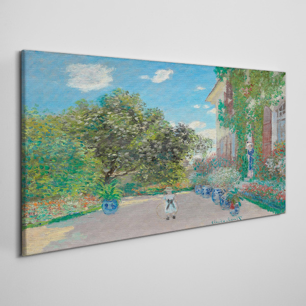 The Garden at Giverny Canvas print
