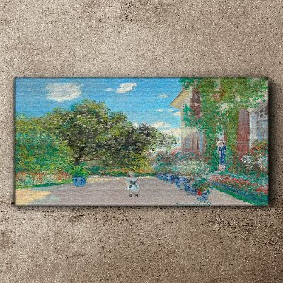 The Garden at Giverny Canvas print