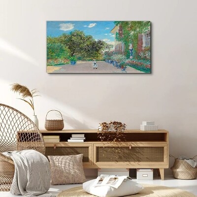 The Garden at Giverny Canvas print