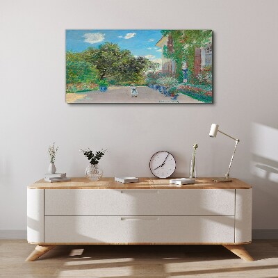The Garden at Giverny Canvas print