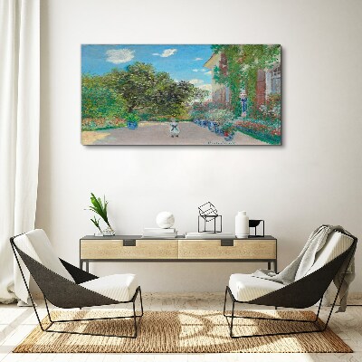 The Garden at Giverny Canvas print