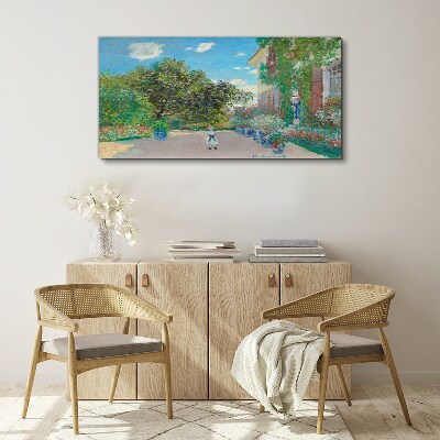 The Garden at Giverny Canvas print