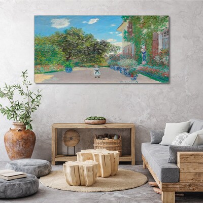 The Garden at Giverny Canvas print
