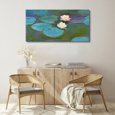 Water lilies Canvas print