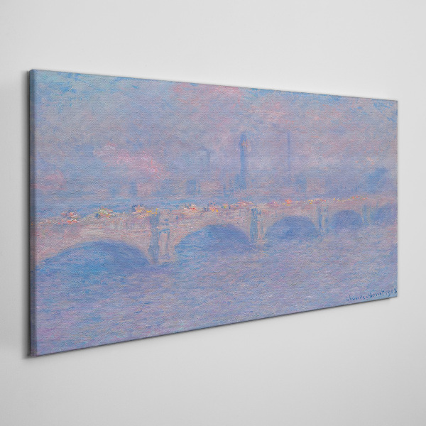 Monet waterloo bridge Canvas print